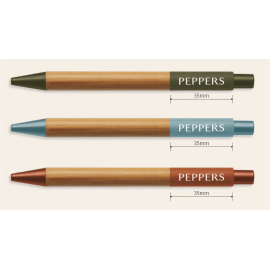 Peppers Coloured Bamboo Pen